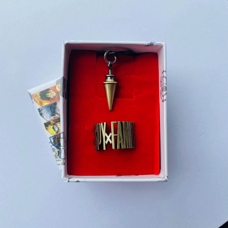 SPY×FAMILY  Anime peripheral ring necklace box set