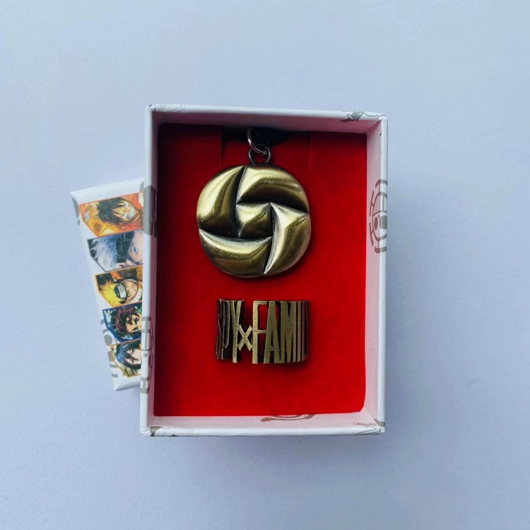 SPY×FAMILY  Anime peripheral ring necklace box set