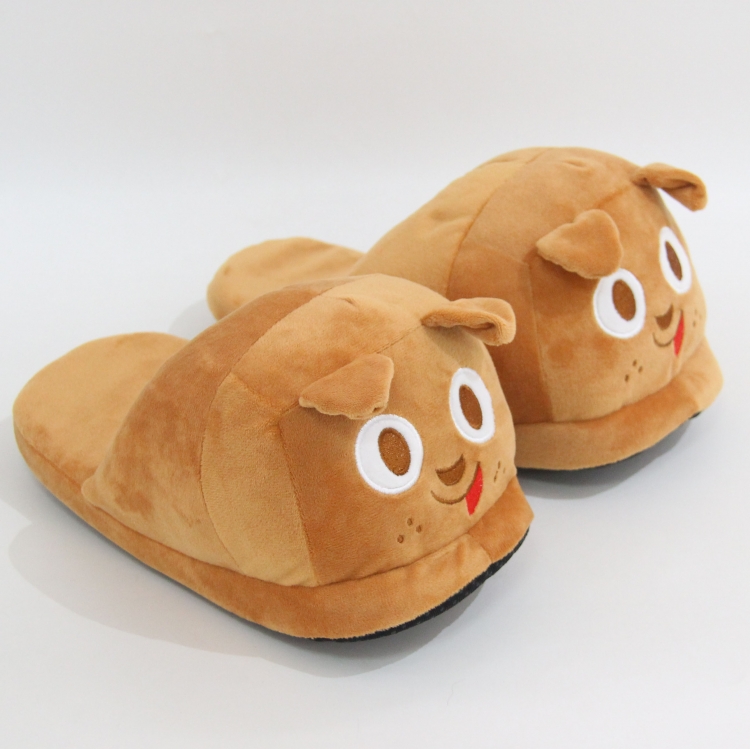 big games cat plush Plush Half-Pack Shoes Plush Crystal Super Soft + pp Cotton Shoes Slippers 28CM