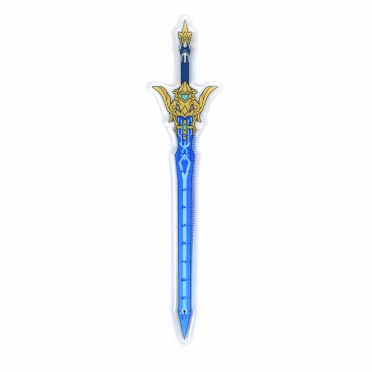 Genshin Impact Epoxy student ruler stationery ruler price for 5 pcs  8174