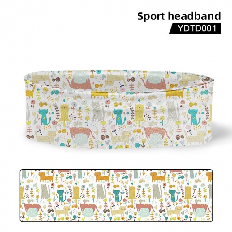 pattern personality sports headband YDTD001 