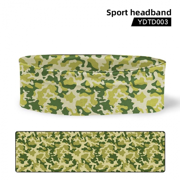camouflage personality sports headband YDTD003
