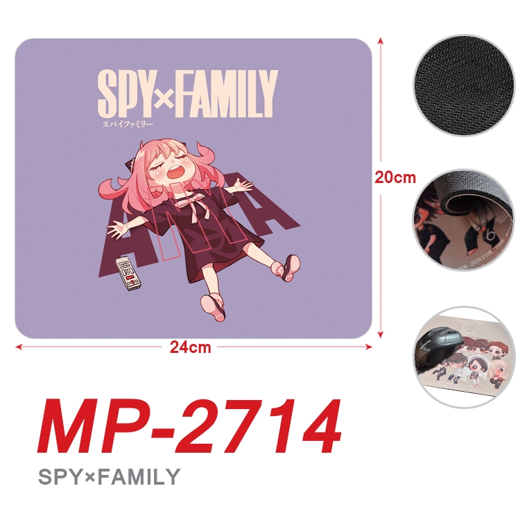 SPY×FAMILY Anime Full Color Printing Mouse Pad Unlocked 20X24cm price for 5 pcs MP-2714