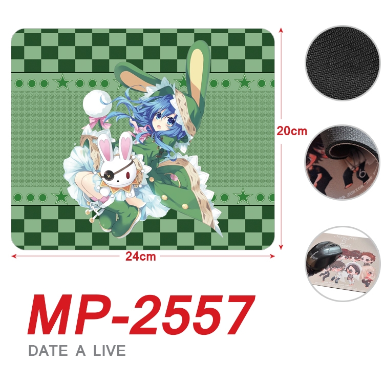 Date-A-Live Anime Full Color Printing Mouse Pad Unlocked 20X24cm price for 5 pcs MP-2557