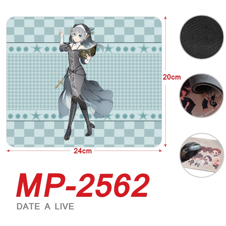 Date-A-Live Anime Full Color Printing Mouse Pad Unlocked 20X24cm price for 5 pcs MP-2559