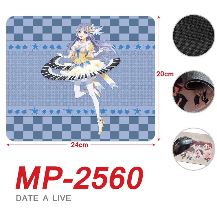 Date-A-Live Anime Full Color Printing Mouse Pad Unlocked 20X24cm price for 5 pcs MP-2560
