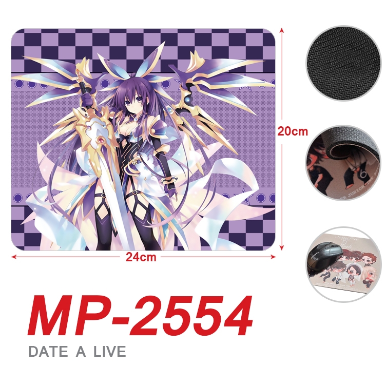 Date-A-Live Anime Full Color Printing Mouse Pad Unlocked 20X24cm price for 5 pcs  MP-2554