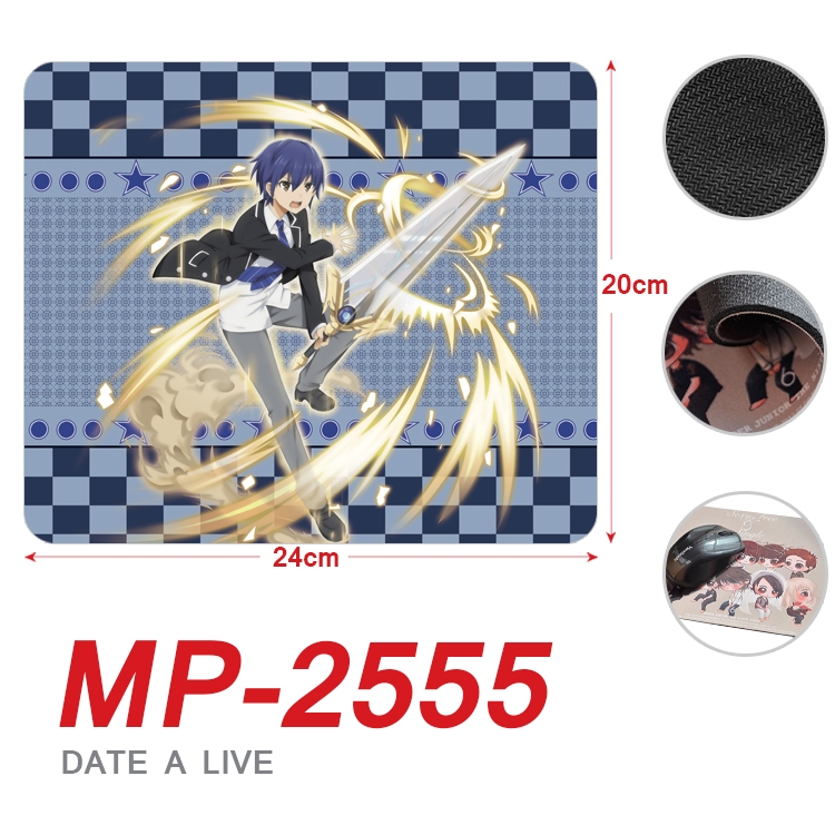 Date-A-Live Anime Full Color Printing Mouse Pad Unlocked 20X24cm price for 5 pcs MP-2555