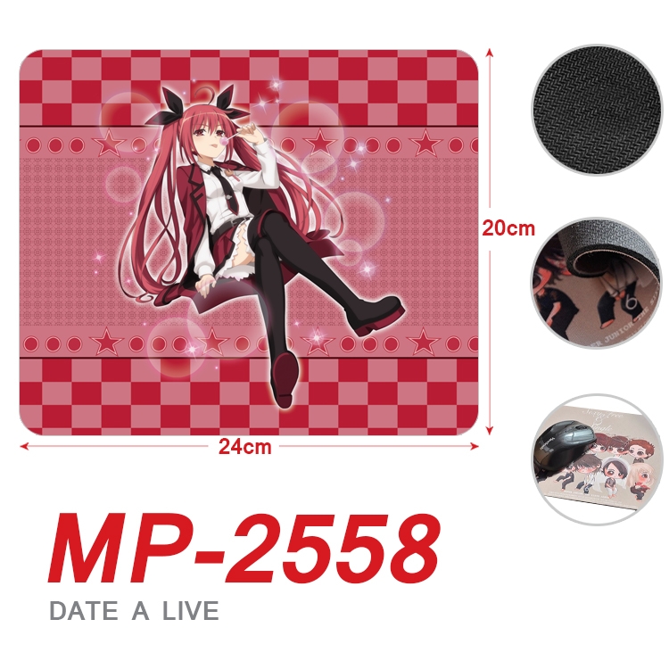 Date-A-Live Anime Full Color Printing Mouse Pad Unlocked 20X24cm price for 5 pcs MP-2558