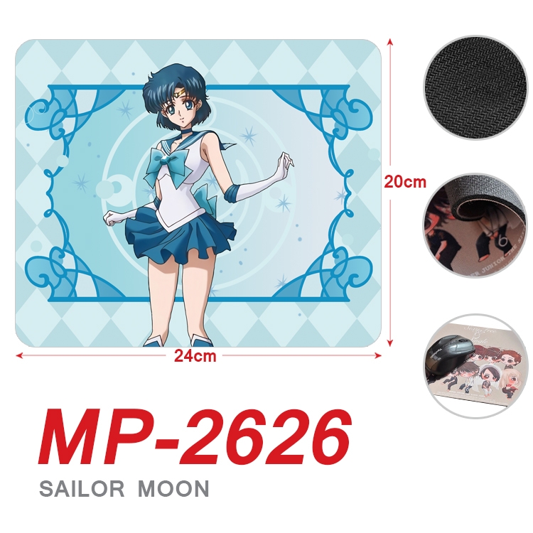 sailormoon Anime Full Color Printing Mouse Pad Unlocked 20X24cm price for 5 pcs  MP-2626