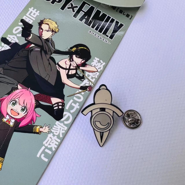 SPY×FAMILY Anime cartoon logo metal brooch