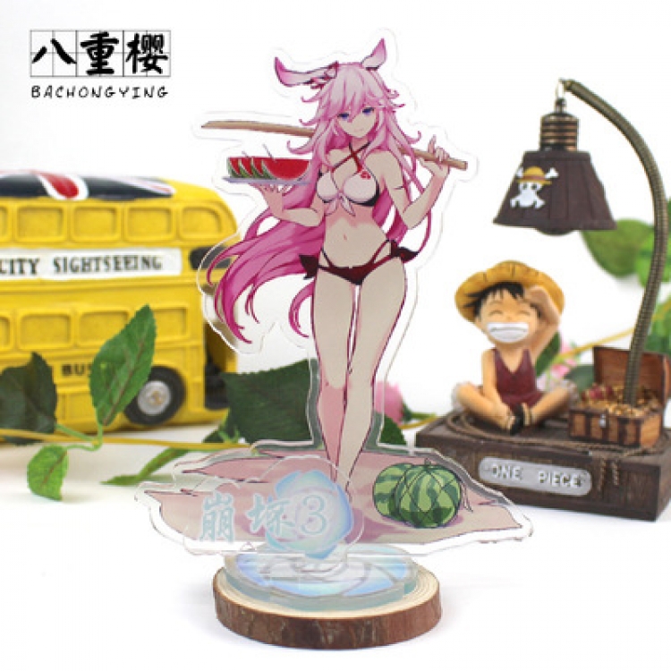 Collapse 3 Anime characters acrylic Standing Plates Keychain 16cm