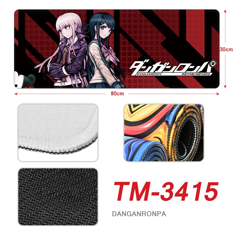 Dangan-Ronpa Anime peripheral new lock edge mouse pad 30X80cm TM-3415