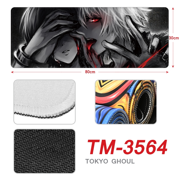 Tokyo Ghoul Anime peripheral new lock edge mouse pad 30X80cm TM-3564