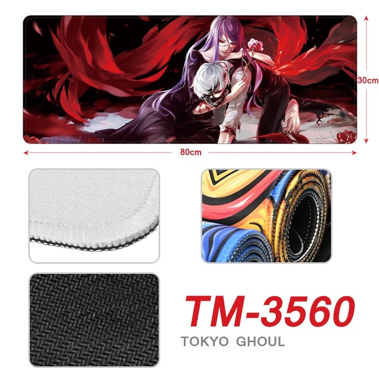 Tokyo Ghoul Anime peripheral new lock edge mouse pad 30X80cm TM-3560