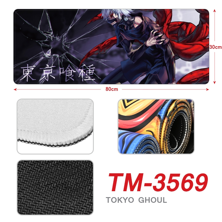 Tokyo Ghoul Anime peripheral new lock edge mouse pad 30X80cm TM-3569