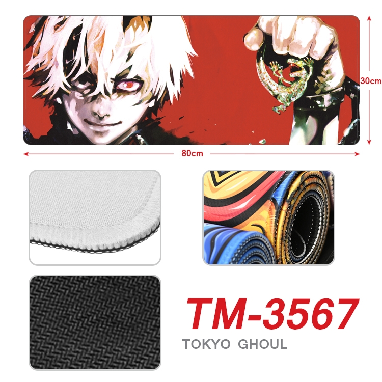 Tokyo Ghoul Anime peripheral new lock edge mouse pad 30X80cm TM-3567