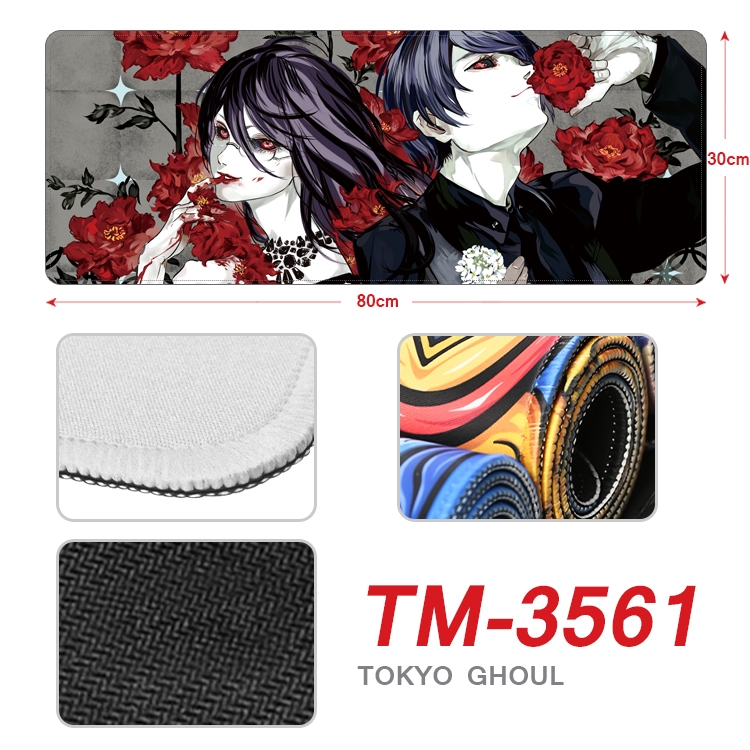 Tokyo Ghoul Anime peripheral new lock edge mouse pad 30X80cm TM-3561