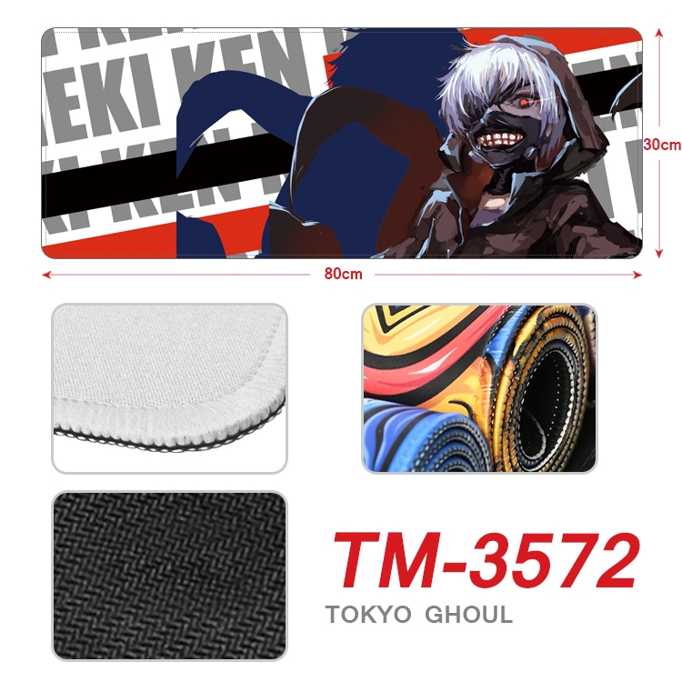 Tokyo Ghoul Anime peripheral new lock edge mouse pad 30X80cm TM-3572