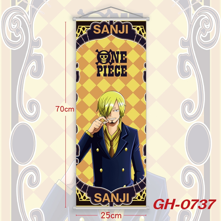 One Piece Plastic Rod Cloth Small Hanging Canvas Painting 25x70cm price for 5 pcs GH-0737