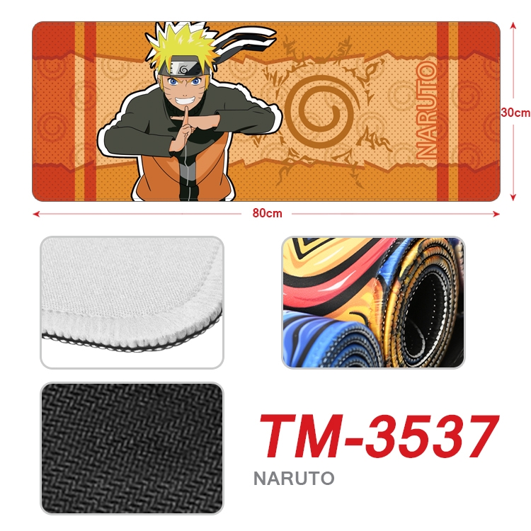 Naruto Anime peripheral new lock edge mouse pad 30X80cm TM-3537