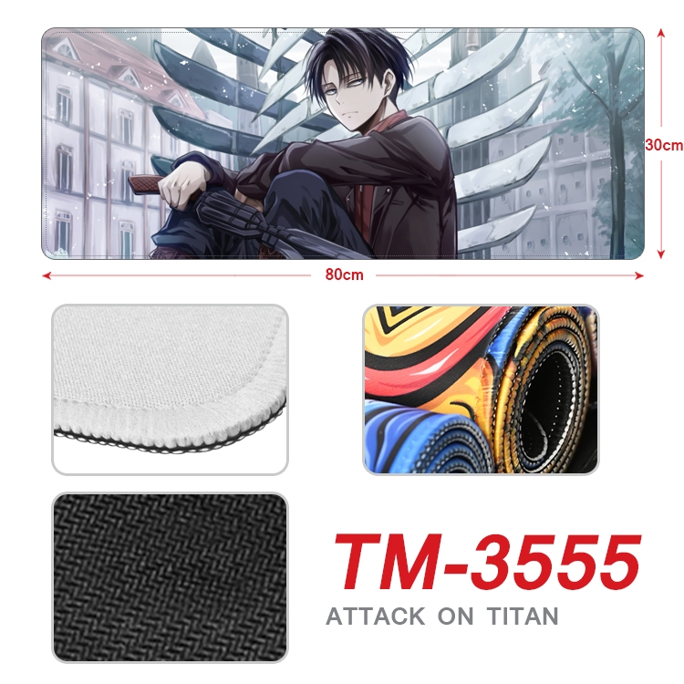 Shingeki no Kyojin Anime peripheral new lock edge mouse pad 30X80cm TM-3555