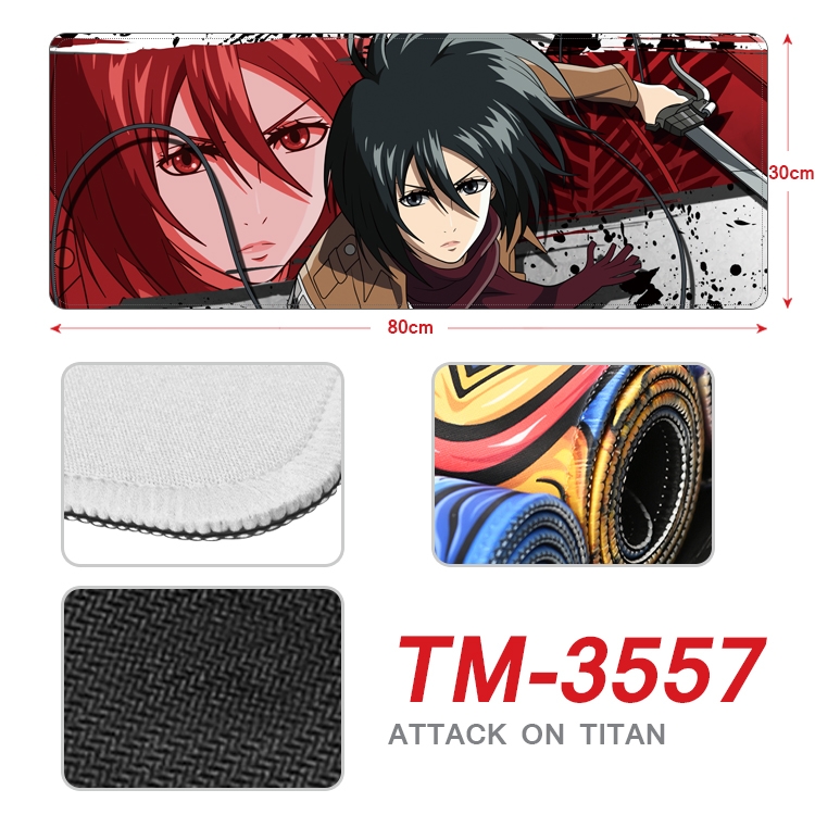 Shingeki no Kyojin Anime peripheral new lock edge mouse pad 30X80cm TM-3557