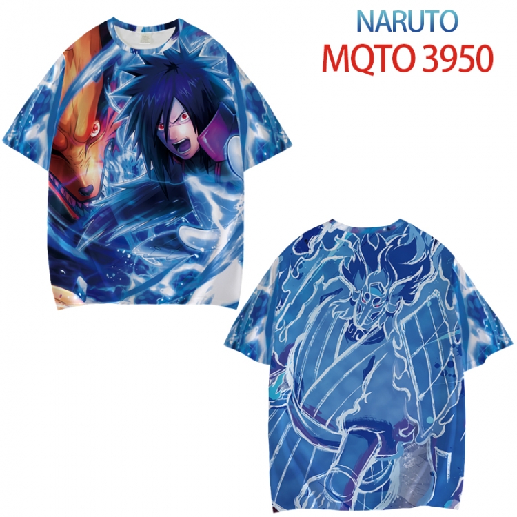 Naruto Full color printed short sleeve T-shirt from XXS to 4XL  MQTO 3950