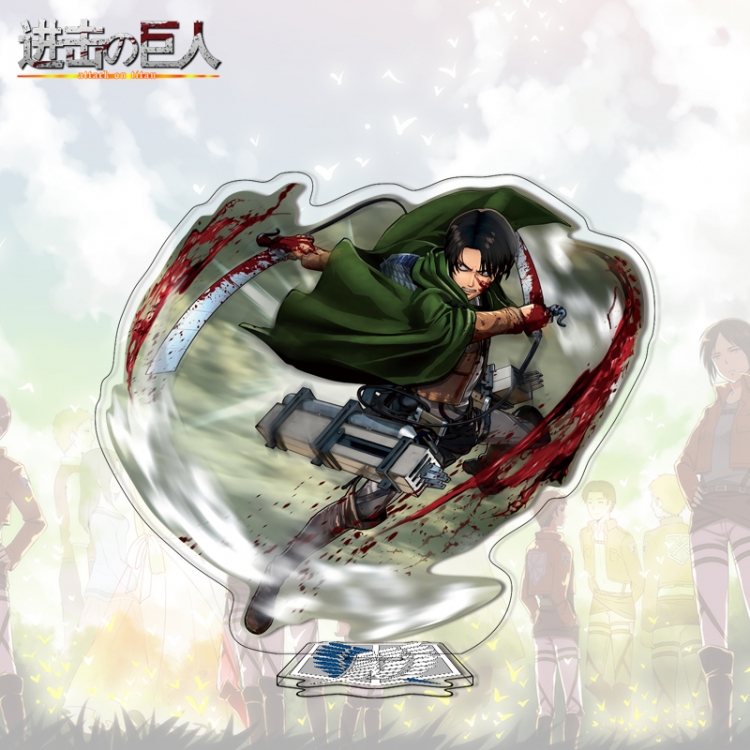  Shingeki no Kyojin Anime characters acrylic Standing Plates Keychain 16cm
