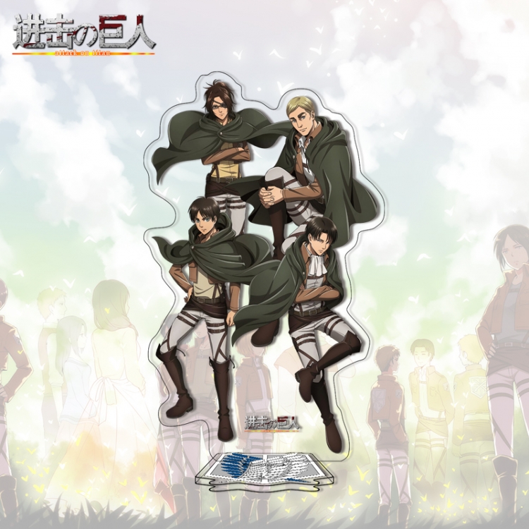  Shingeki no Kyojin Anime characters acrylic Standing Plates Keychain 16cm