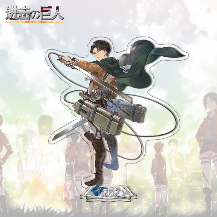  Shingeki no Kyojin Anime characters acrylic Standing Plates Keychain 16cm