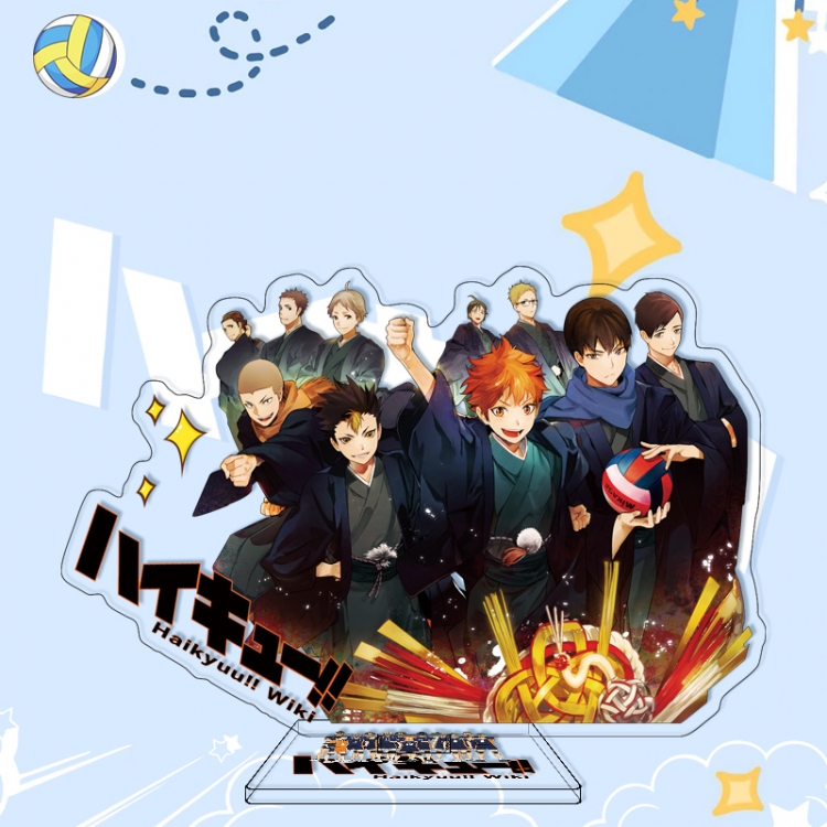  Haikyuu!! Anime characters acrylic Standing Plates Keychain 16cm