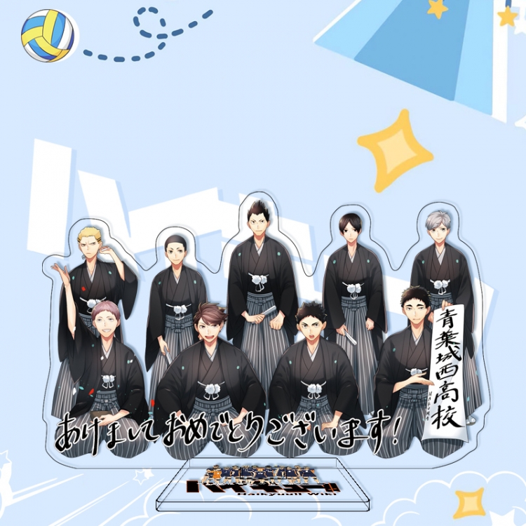  Haikyuu!! Anime characters acrylic Standing Plates Keychain 16cm