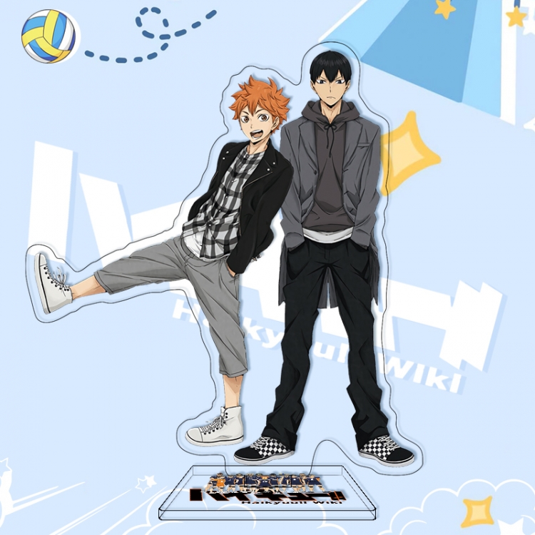  Haikyuu!! Anime characters acrylic Standing Plates Keychain 16cm