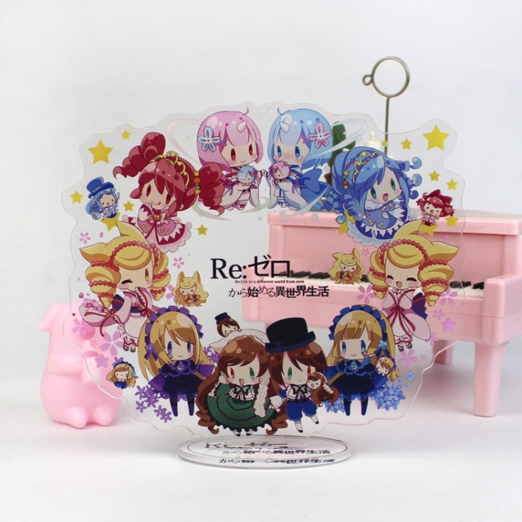  Re:Zero kara Hajimeru Isekai Seikatsu  Anime characters acrylic Standing Plates Keychain 16cm