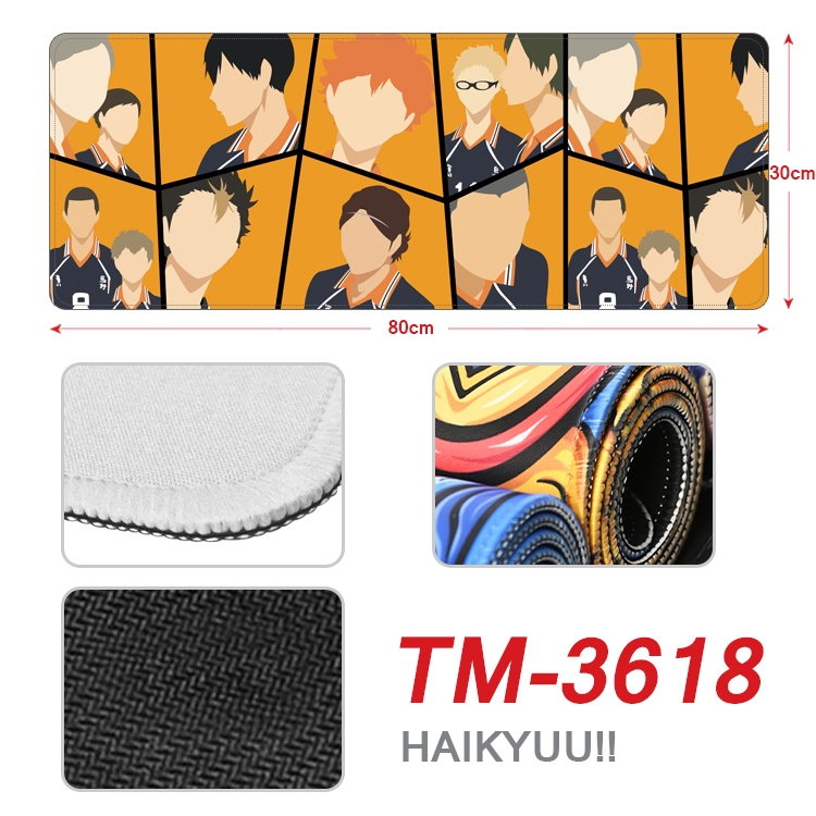 Haikyuu!! Anime peripheral new lock edge mouse pad 30X80cm TM-3618