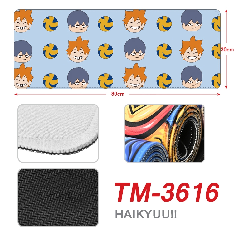 Haikyuu!! Anime peripheral new lock edge mouse pad 30X80cm TM-3616