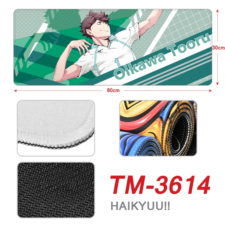 Haikyuu!! Anime peripheral new lock edge mouse pad 30X80cm TM-3614
