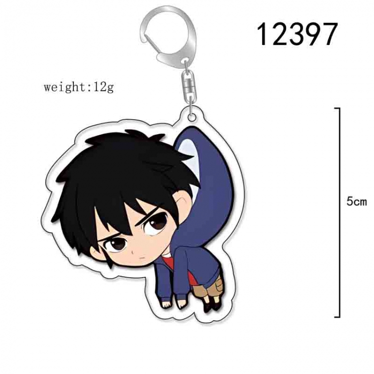 Big Hero 6 Anime Acrylic Keychain Charm  price for 5 pcs 12397