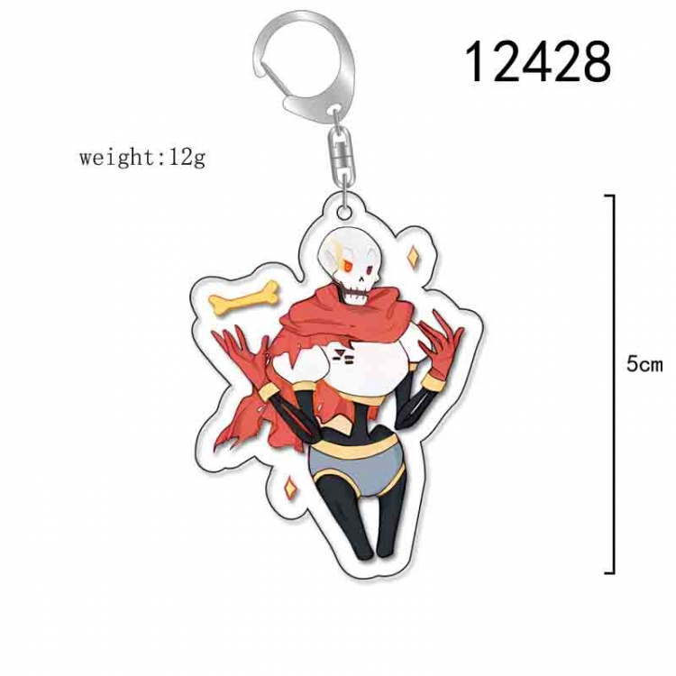 Undertale Anime Acrylic Keychain Charm  price for 5 pcs 12428