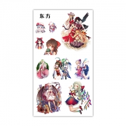 East Anime Mini Tattoo Sticker...