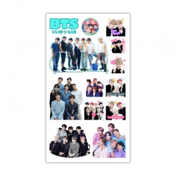 BTS Anime Mini Tattoo Stickers...