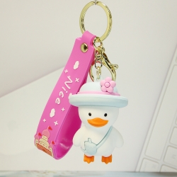 Cartoon Epoxy doll keychain pe...