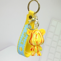 Cartoon Epoxy doll keychain pe...