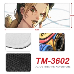 JoJos Bizarre Adventure Anime peripheral new lock edge mouse pad 30X80cm TM-3602
