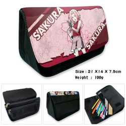 Naruto Velcro canvas zipper pe...