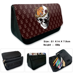 BERSERK Velcro canvas zipper p...