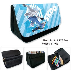 SK∞ Velcro canvas zipper penci...