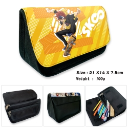 SK∞ Velcro canvas zipper penci...