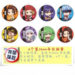 SHAMAN KING Anime round Badge ...